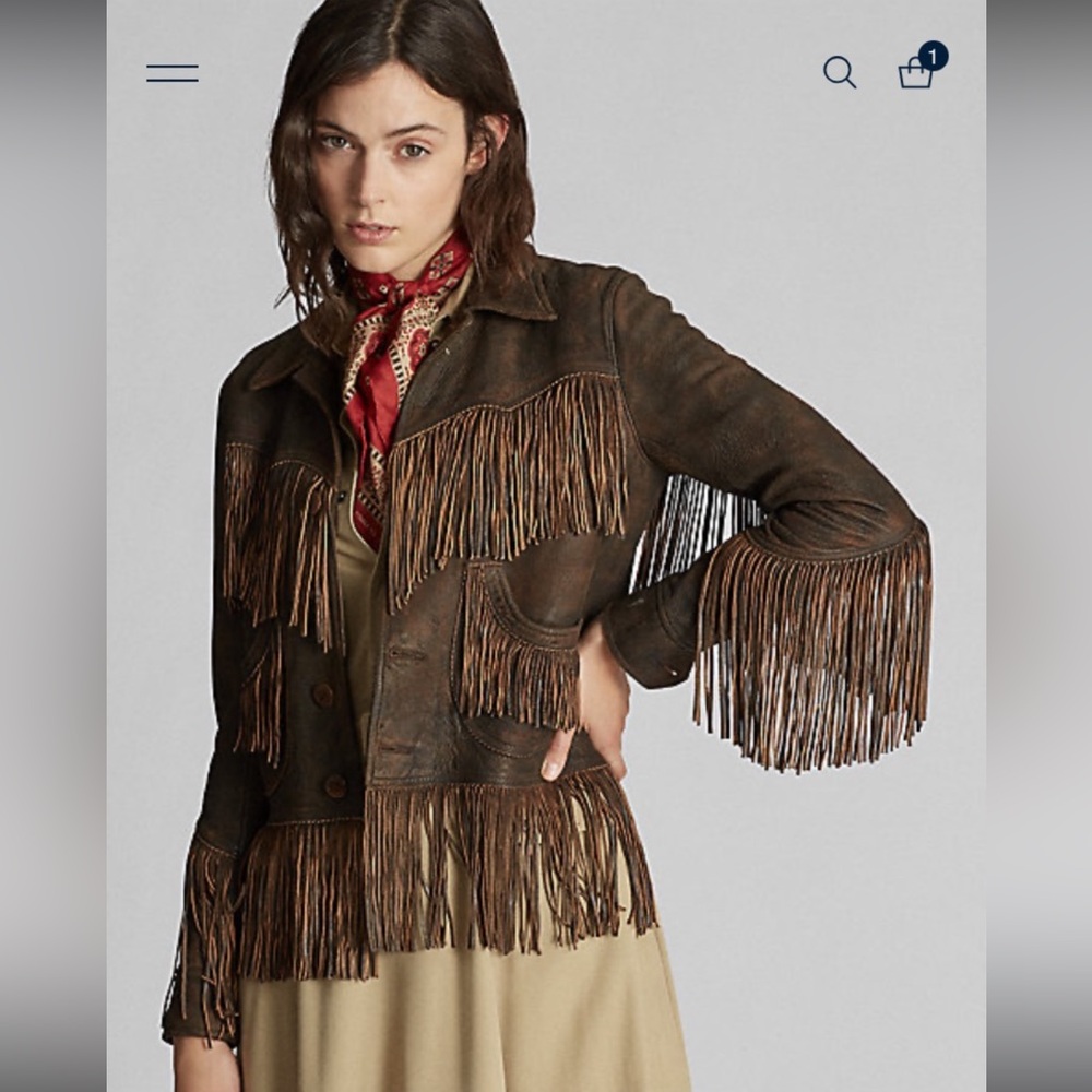 Ralph Lauren Double RL fringed jacket - Picture 2 of 13